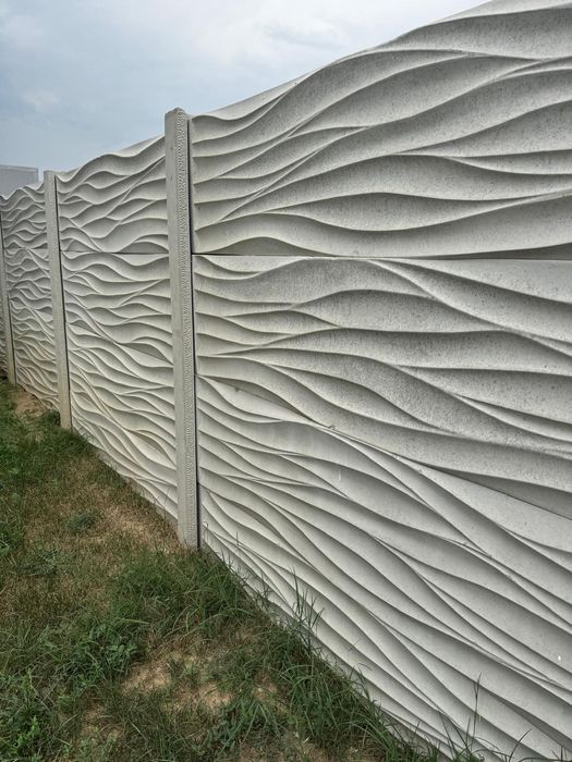 Gard din placi de beton