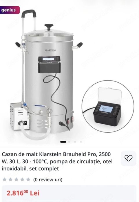 Aparat cazan bere artizanala