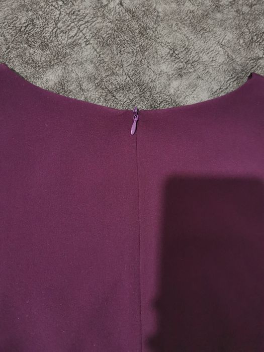 Платье, чёрное, фиолетовое