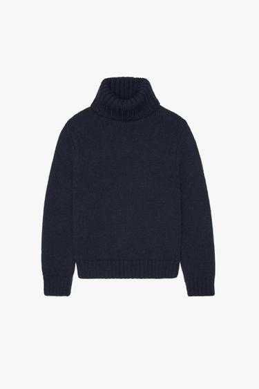 Pulover din lana, pe gat copii Zara marimea 120