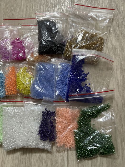 Бисер , набор для бисера, проволока , леска