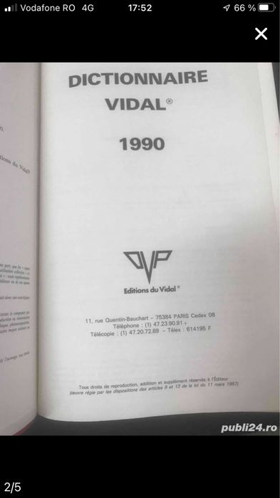 Dictionar Vidal
