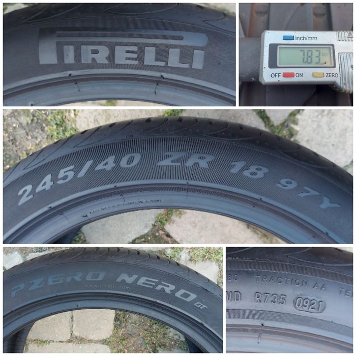 O bucată 245/40 R18 vară - una Pirelli
