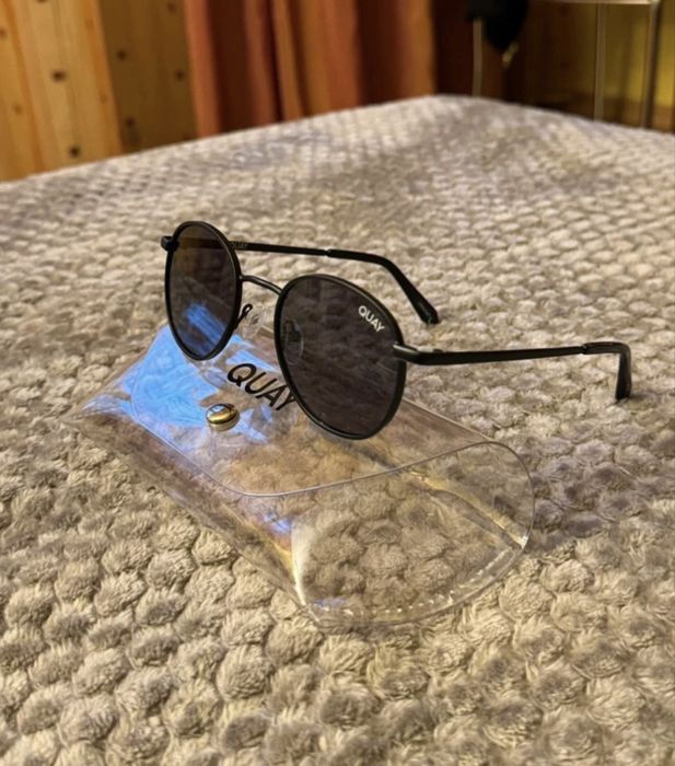 Ochelari de soare Quay Australia - Talk Circles - NOI & Polarizați (Unisex)