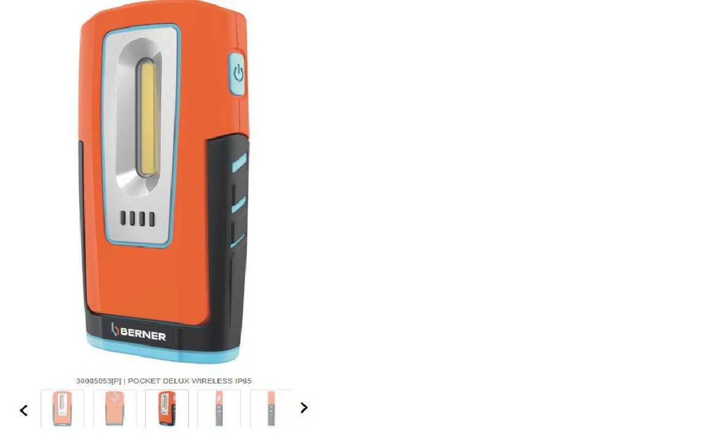 lampa led magnetica Poket delux BERNER wireless IP65