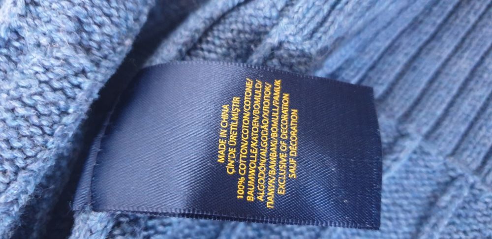 POLO Ralph Lauren Cable Cotton / Knit  XL НОВО! ОРИГИНАЛ! Мъжки Пулове