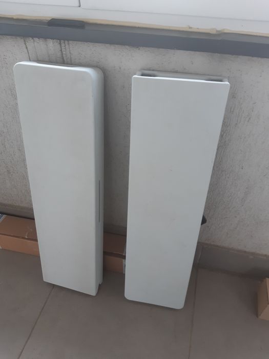 2 banci cu cadru din otel extensibile