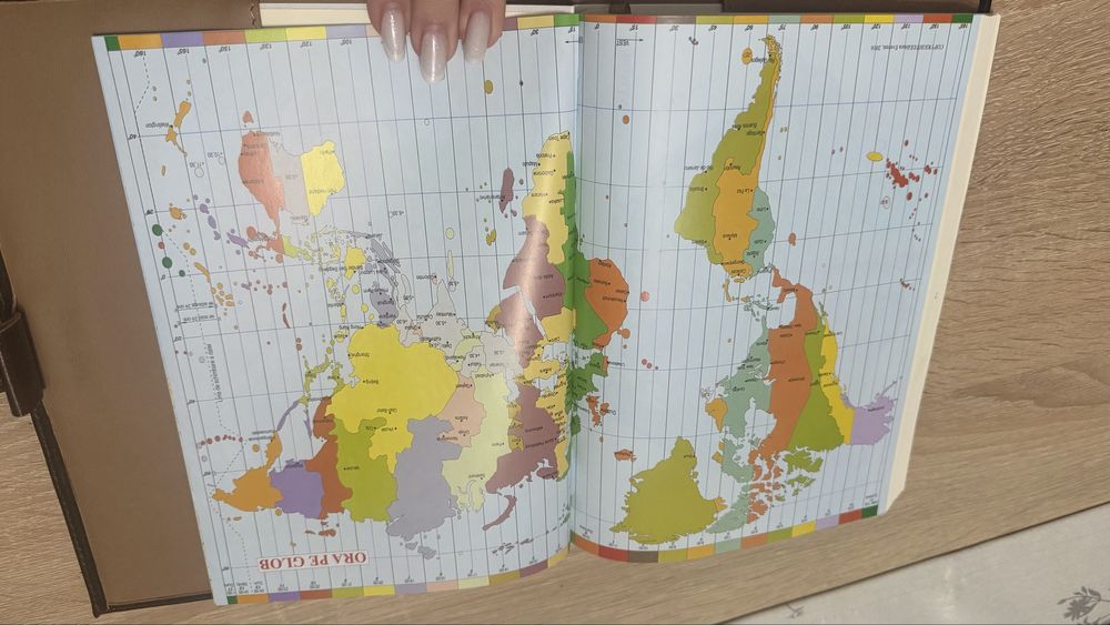 Agendă 2026 nouă, husă din piele naturală, layout zilnic