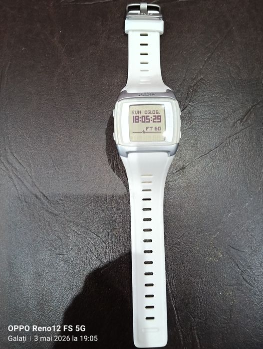 Polar FT60 ceas electronic  alb