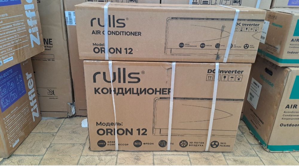 Кондиционеры RULLS ORION 12 R410 Freon dc invertor