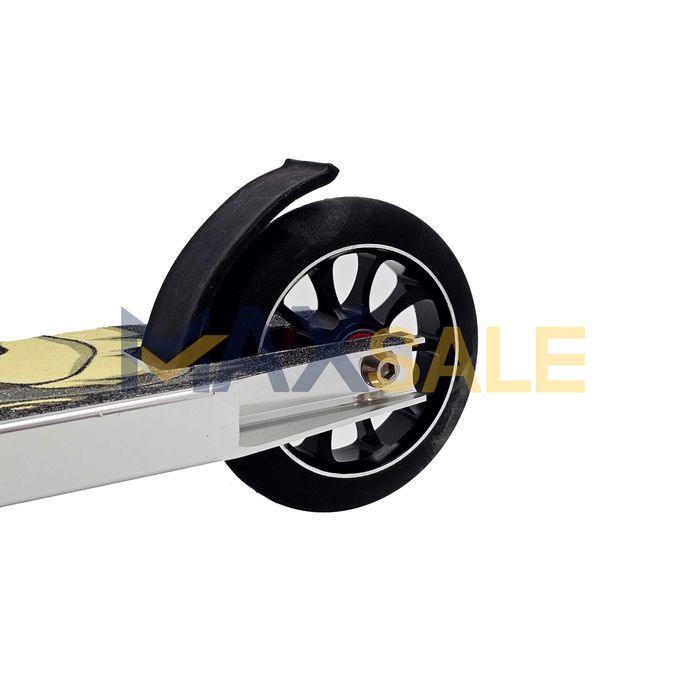 Детска тротинетка черна сива скутер scooter трикове алуминиева про