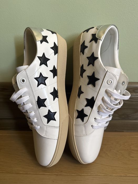 Saint Laurent белые кеды