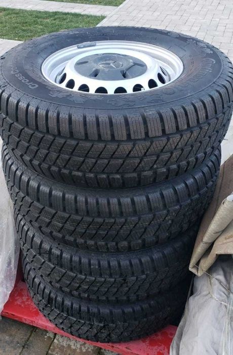 Roți Sprinter noi cu anvelope iarnă Continental nerulate LT 245/75R16