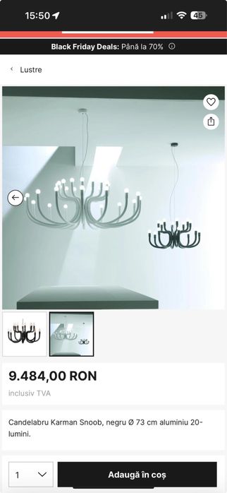 Corpuri de iluminat, candelabru si tuburi led