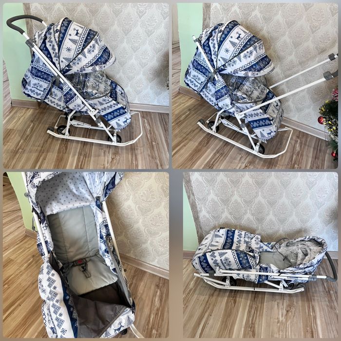 Санки коляска Nika детские