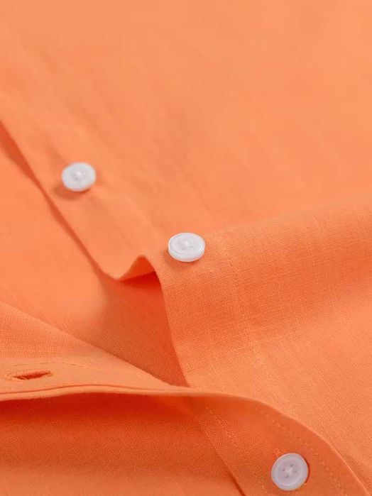 Оранжева мъжка риза. Размер: М.