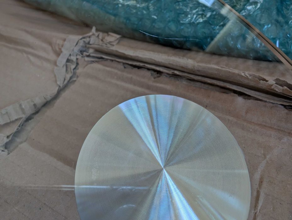 Masuta de cafea living din sticla cu blat rotativ