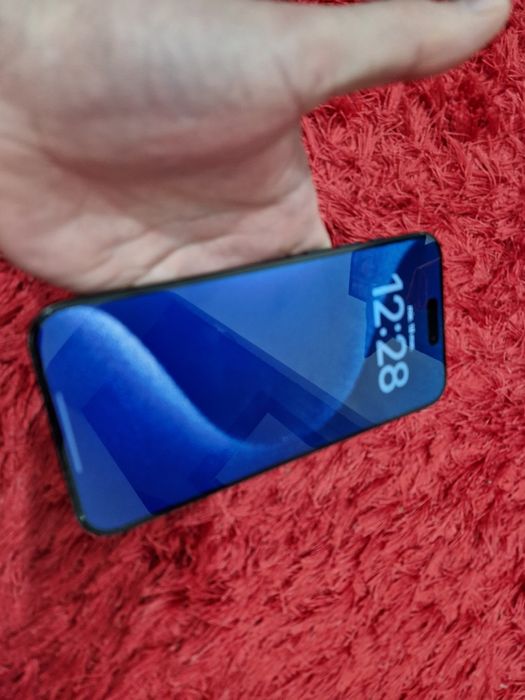 -Iphone 15Pro Max, 256Gb, 8Ram, Blue Titanium, bat-86%, semne usoare u