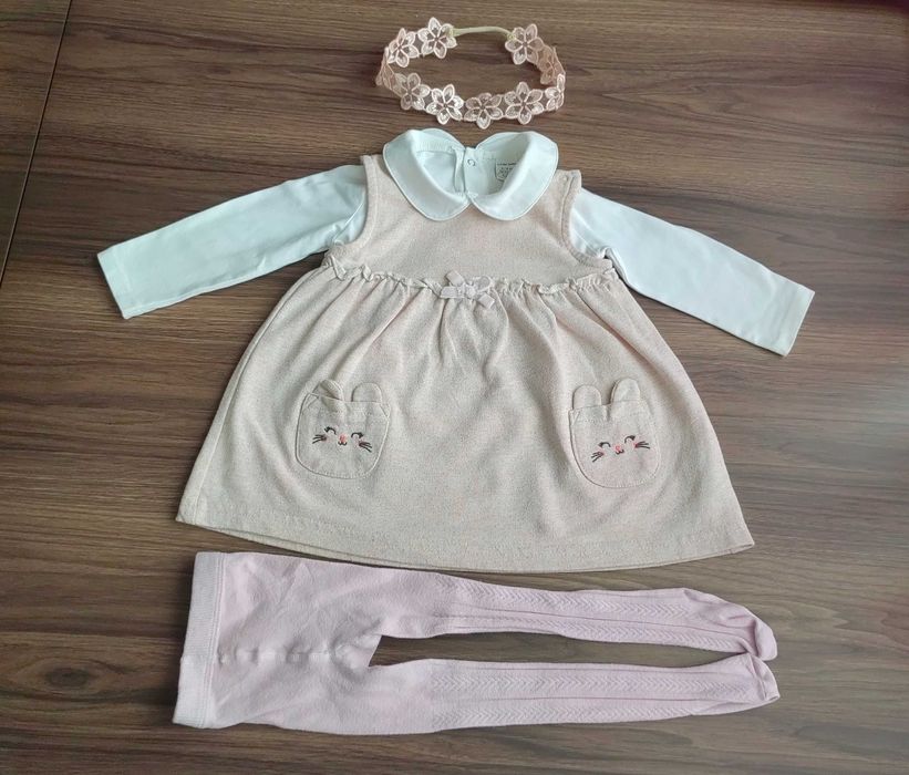 Бебешки дрехи за момиче 6-9м -7комплекта