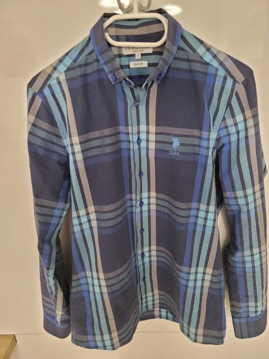 3 cămăși U.S. Polo ASSN. - 100% bumbac - marimea S Slim Fit