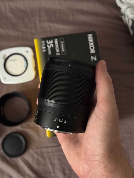Nikon Z 35mm 1.8 S + filtru + parasolar custom + garantie