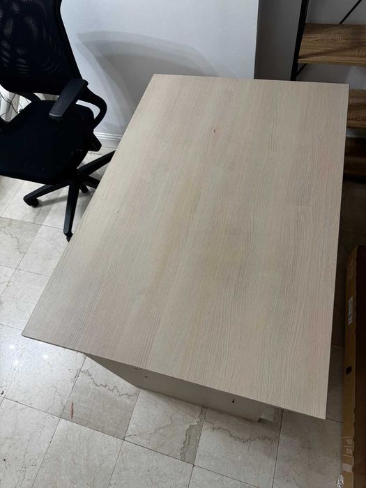 Birou lemn deschis 120x80 cm – stare buna
