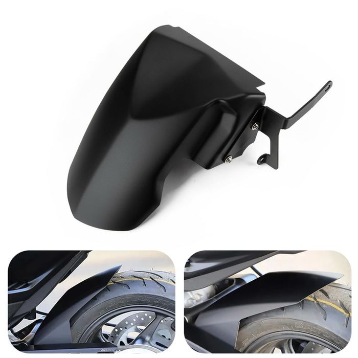 Aripă spate fender pentru Yamaha TMAX 530/560 2017–2024 protector – Negru mat