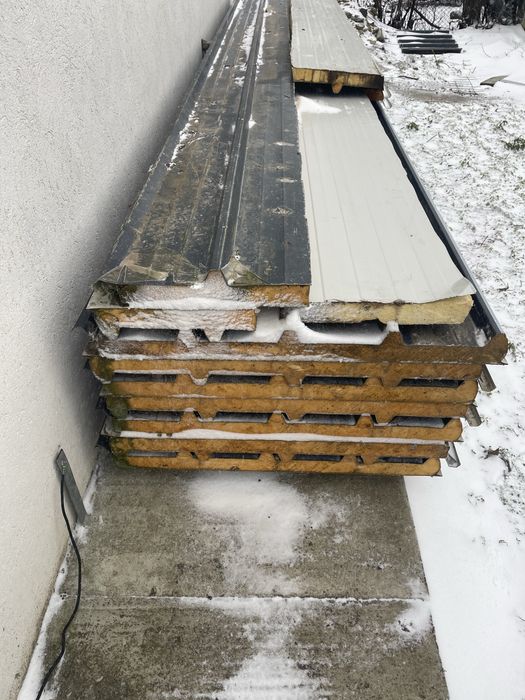 Panouri sandwish acoperis 60mm