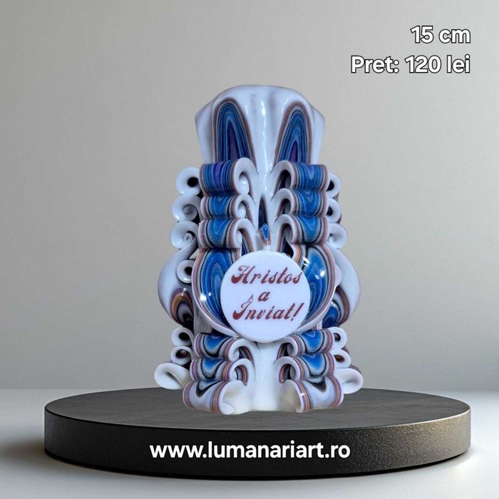 Lumanari sculptate manual – decorative, cadou, eveniment