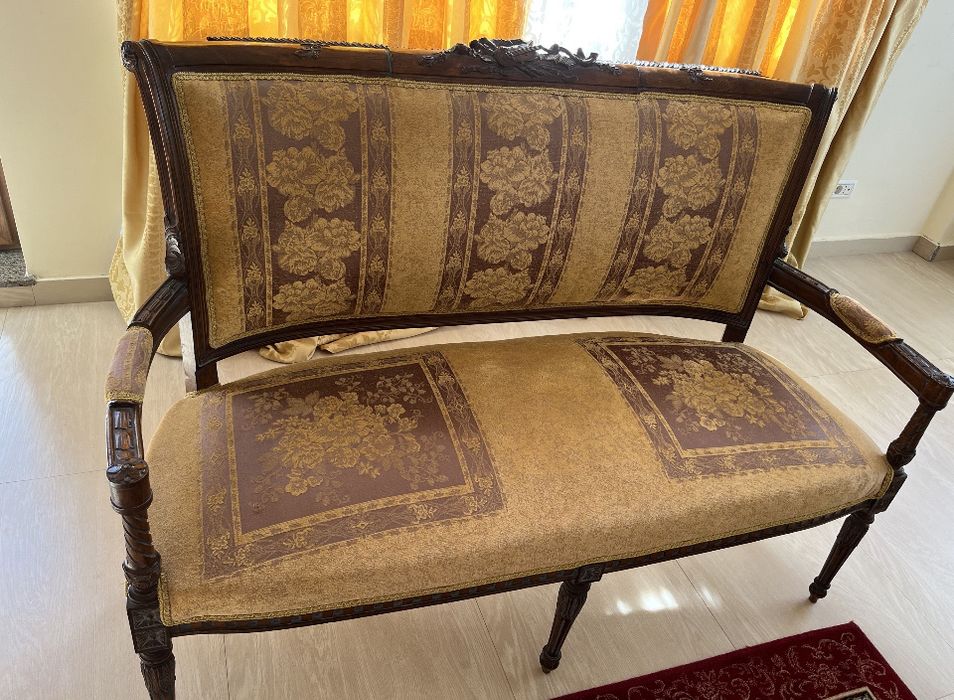 Scaun stil venețian / baroc – lemn sculptat, piesă vintage