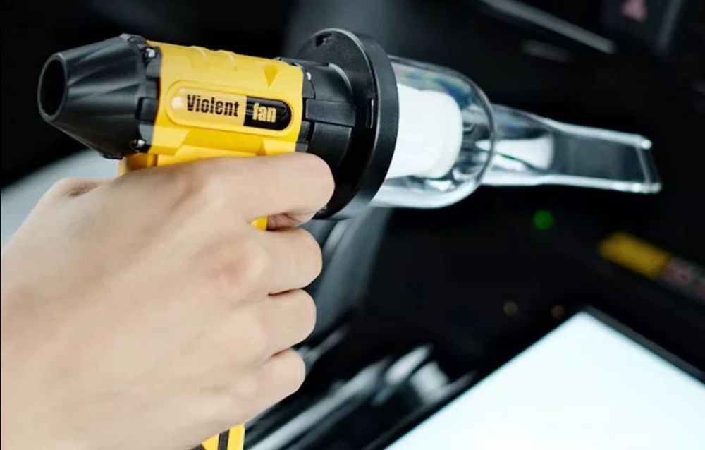 Портативный аккумуляторный турбофен, воздуходувка, турбосушка, пылесос