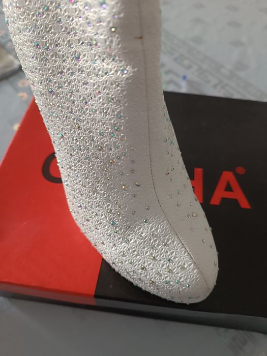 Сапоги женские свадебные