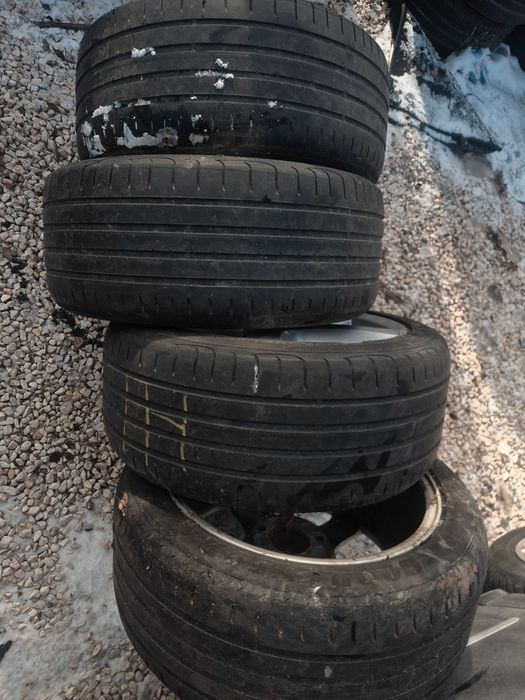 4 алумивиеви джанти RONAL 17", 5X112  с гуми 225/45R17