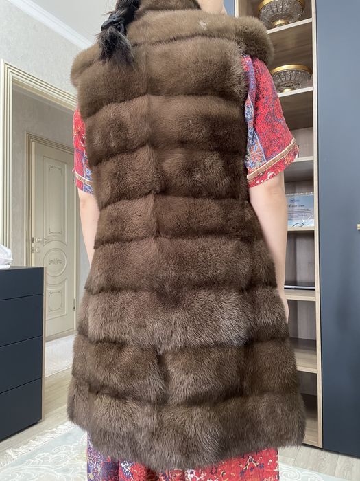 Норковая безрукавка