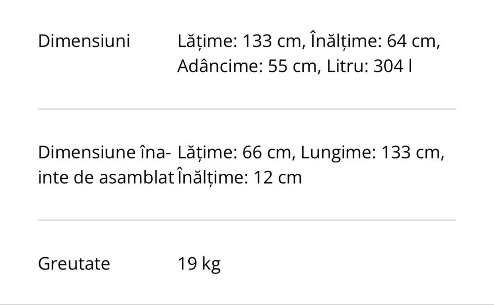 Lada depozitare (stare perfecta de functionare)