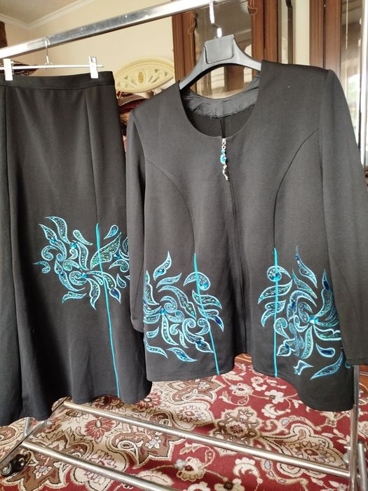 Костюм юбка большой размер 62