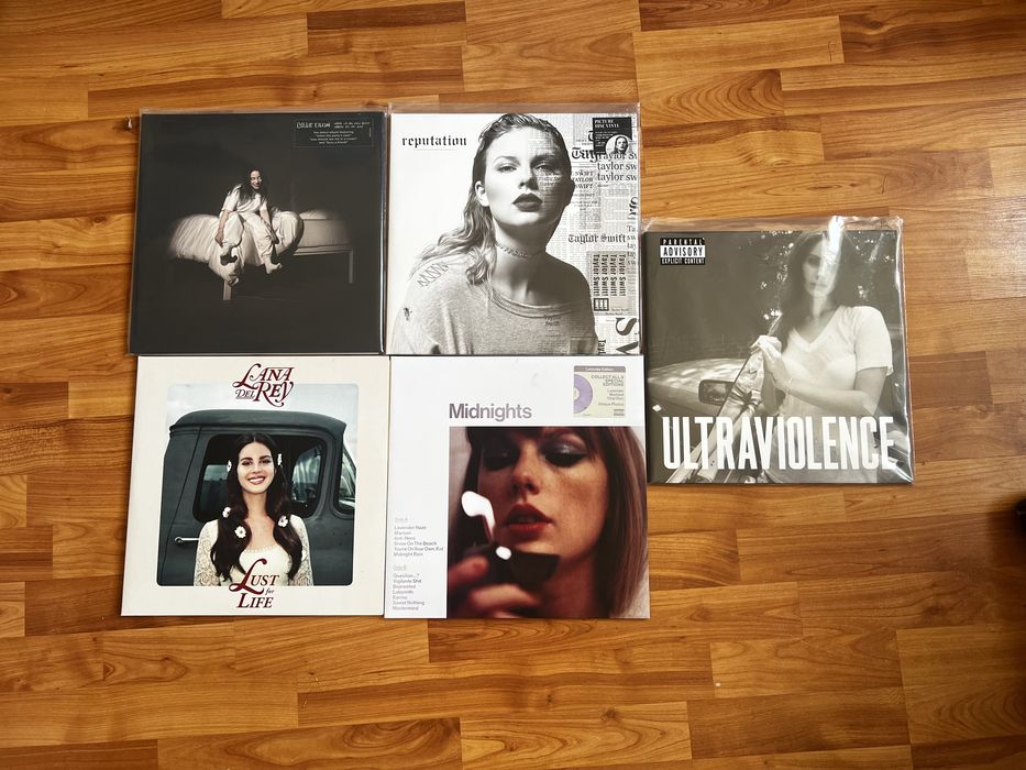 Грамофонни плочи Taylor swift, Lana del rey, Billie eilish