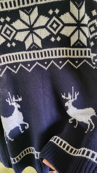 Нов Мъжки коледен пуловер