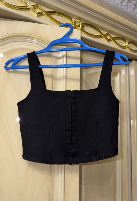H&M черный топ / майка