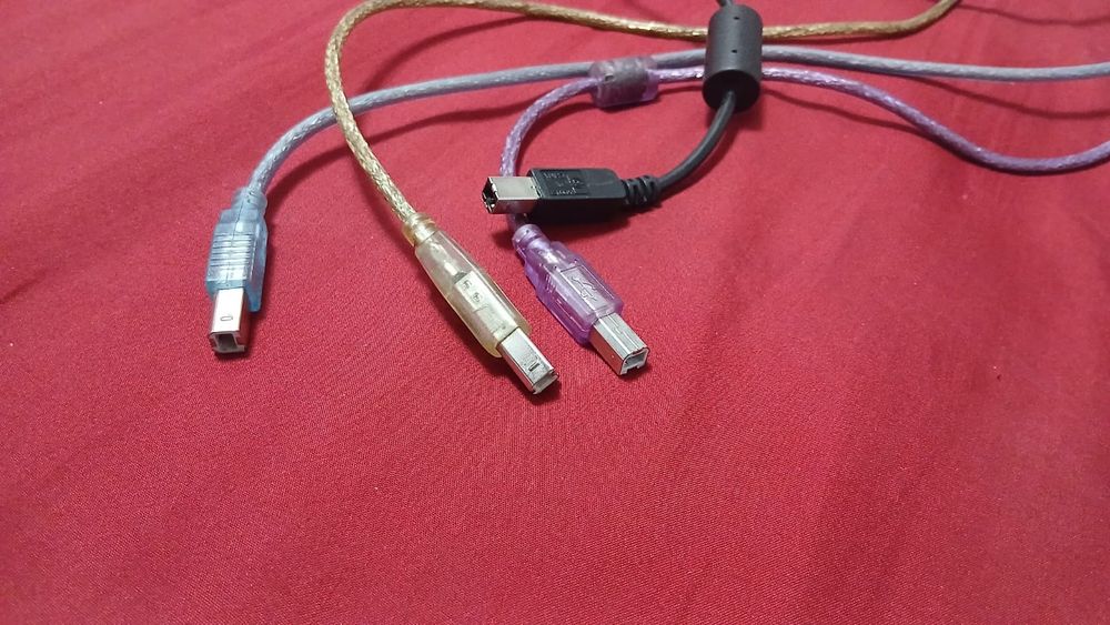 UZB кабеля для принтера 4 штук новый