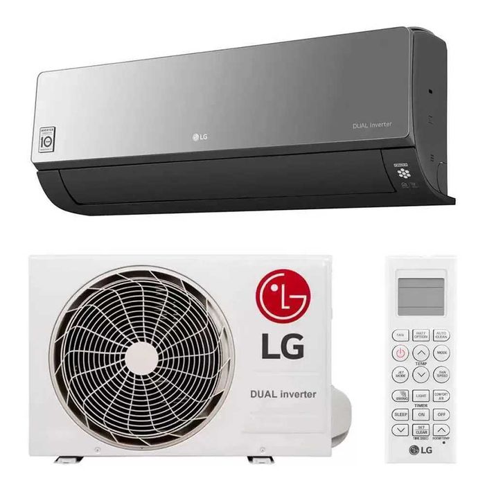 Кондиционер LG 12 BK ARTCOOL Mirror Dual Inverter 35м2 умный дом ThinQ