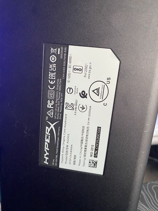 Продам клавиатуру HyperX