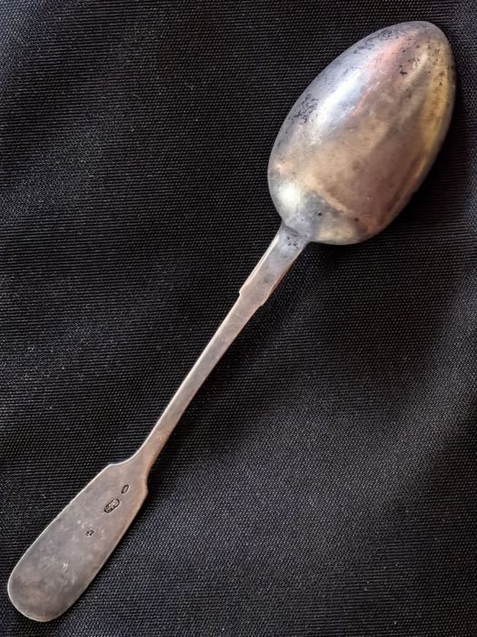Ложка столовая, серебро 84