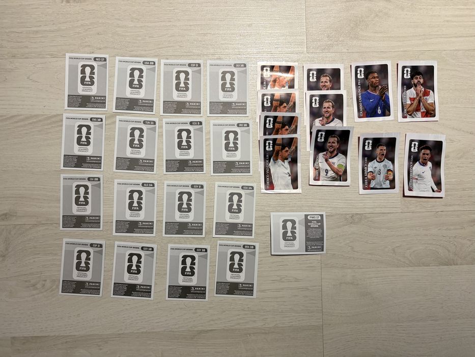 Stickere Panini world cup 2026