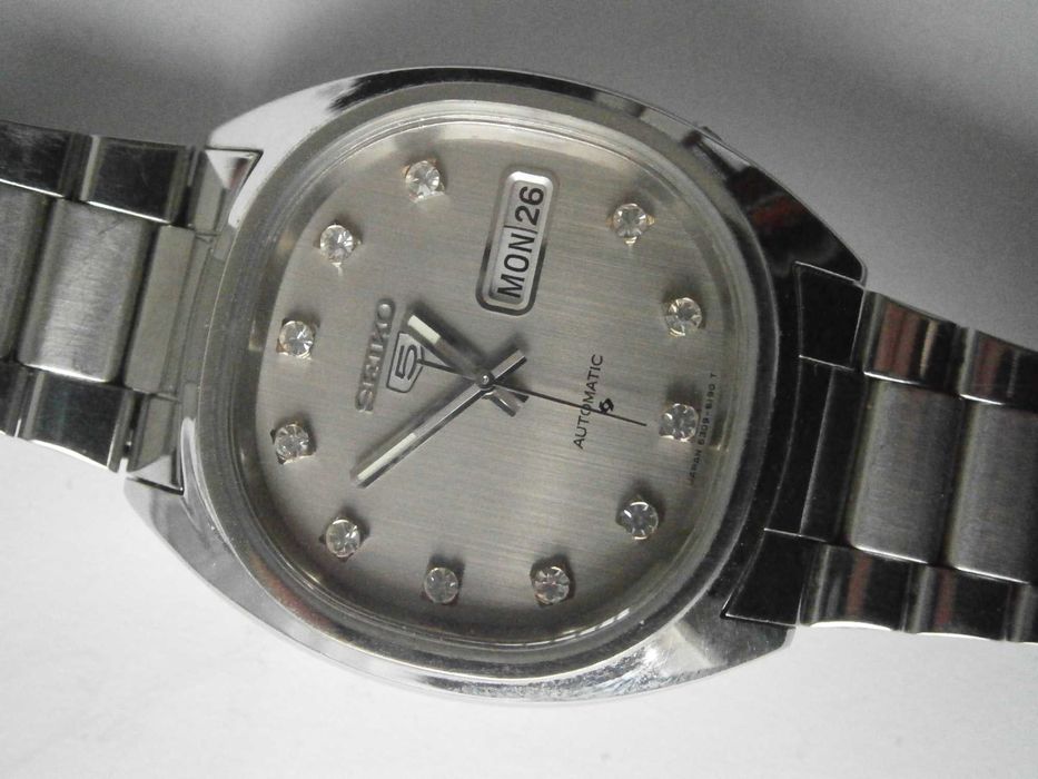 НОВ SEIKO 5, cal. 6309-5160, 17 jewels, Japan! Кристали на индексите!