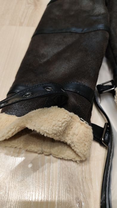 Кожено яке (еко кожа) размер S