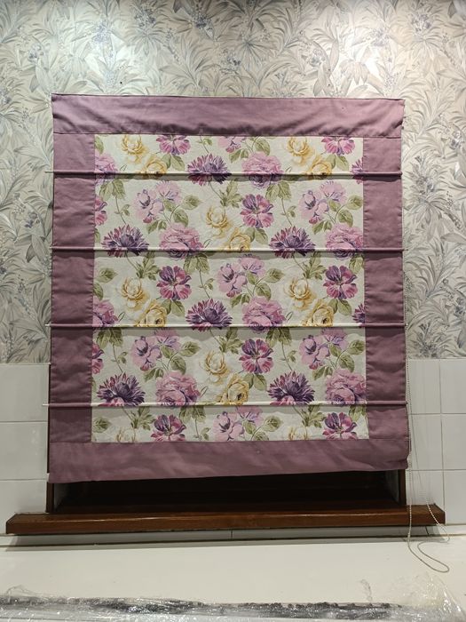 Римские шторы с карнизом