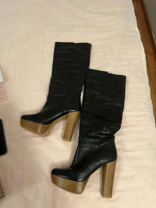 Cizme lungi negre 37