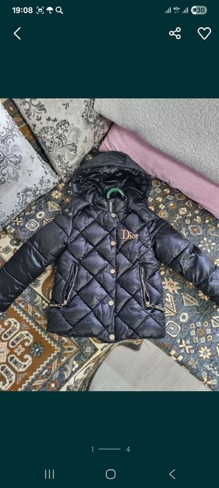 Пуховик на девочку 4 года