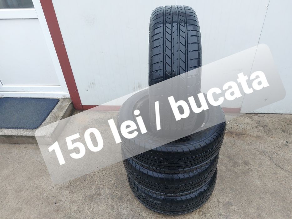 150 lei bucata! Set anvelope de vara RUNFLAT 205 60 r16 Goodyear! 7 mm